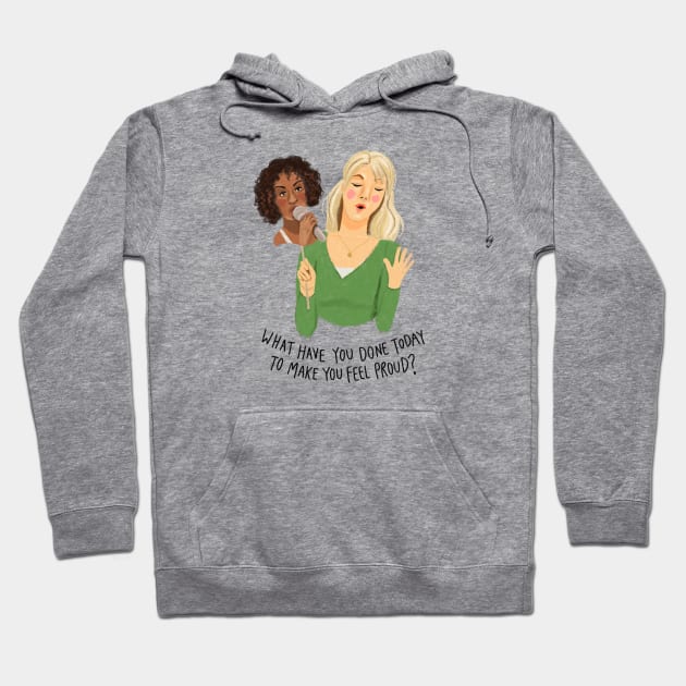 What have you done today? - Stevie Miranda Heather Small song lyric Hoodie by alfrescotree